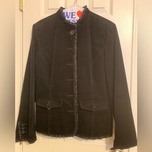 Gently used black Corduroy jacket